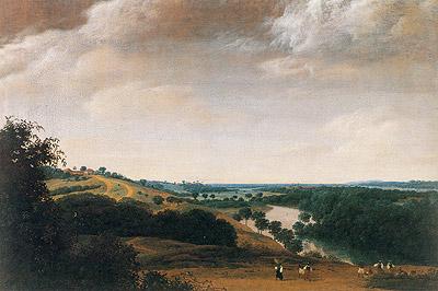 Frans Post Landscape with river and forest oil painting picture